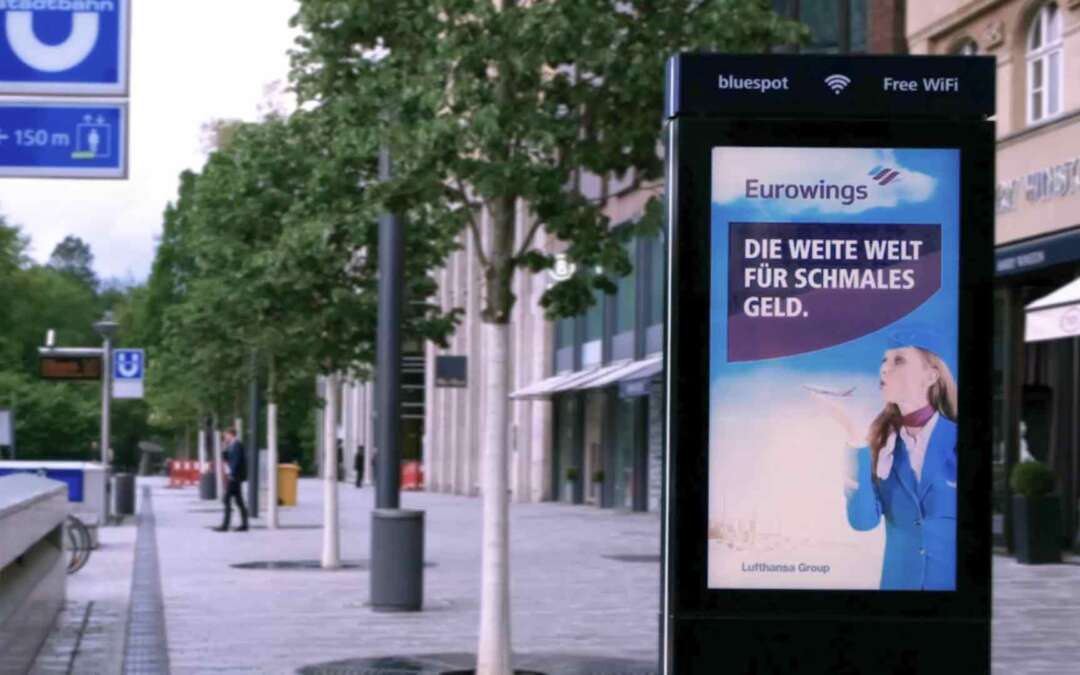 Eurowings DOOH Werbung