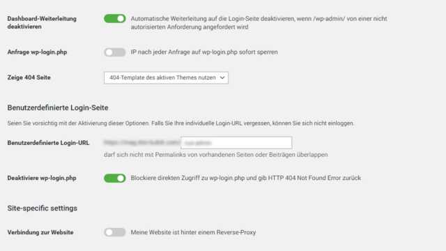 Versteckt Euren WordPress Login