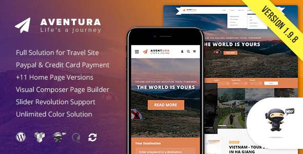 themeforest aventura