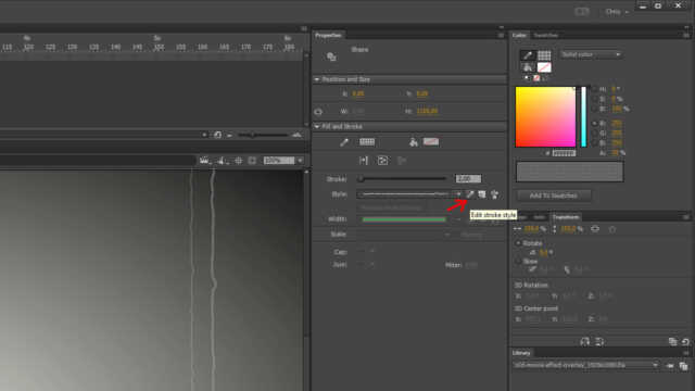 documentation old movie overlay 02 stroke style