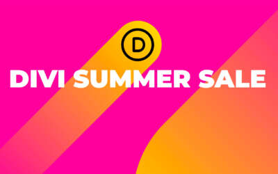 Divi Summer Sale 2022 – 20% sparen (diesen Theme und Page Builder muss man haben)
